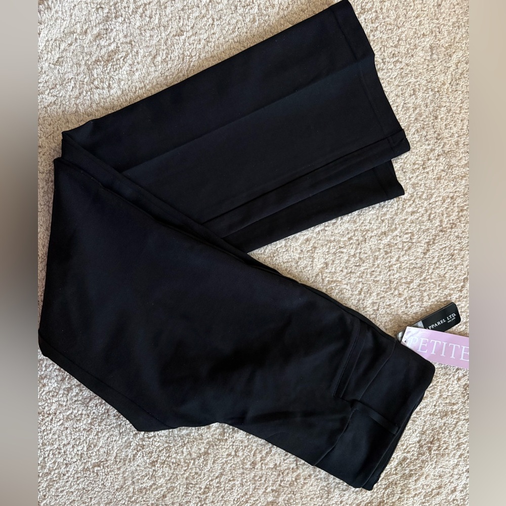 NWT SOHO Black Flare Petite Pull-On Dress Pants